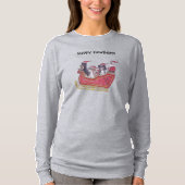 Cavalier King Charles Spaniel Winter Holiday T-shirt (Voorkant)