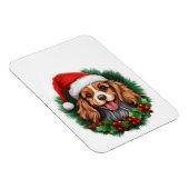 Cavalier King Charles Spaniel Wreath Magneet (Rechterzijde)