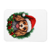 Cavalier King Charles Spaniel Wreath Magneet (Horizontaal)