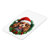 Cavalier King Charles Spaniel Wreath Magneet (Linkerzijde)