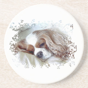 Cavalier King Charles Spaniel Zandsteen Onderzetter