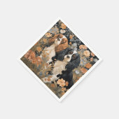 Cavalier King Charles Spaniels Antiek wandtapijt Servet (Hoek)