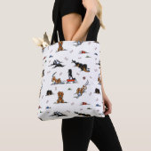 Cavalier King Charles Spaniels CKCS Doodles Tote Bag (Dichtbij)