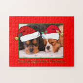 Cavalier King Charles Spaniels die het Pet van de Legpuzzel (Horizontaal)