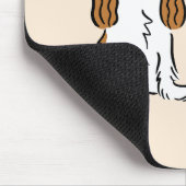 Cavalier King Charles Spaniels Dogs met Jouw tekst Muismat (Hoek)