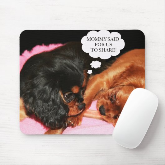 Cavalier King Charles Spaniels Puppy Muismat (Met muis)