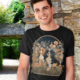 Cavalier King Charles Spaniels Tapestry Stijl T-shirt