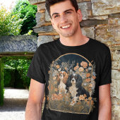 Cavalier King Charles Spaniels Tapestry Stijl T-shirt