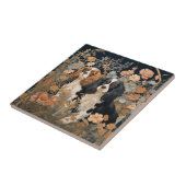 Cavalier King Charles Spaniels Tapestry Stijl Tegeltje (Zijkant)
