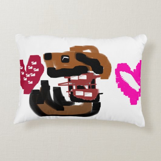 Cavalier King Charles te schattig Accent Kussen (Achterkant)