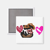 Cavalier King Charles te schattig Magneet (Voorkant / Achterkant)