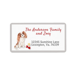 Cavalier King Charles Toys Home Return Adres Etiket
