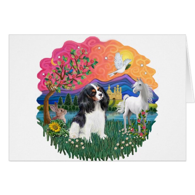 Cavalier King Charles (tri) (Voorkant Horizontaal)