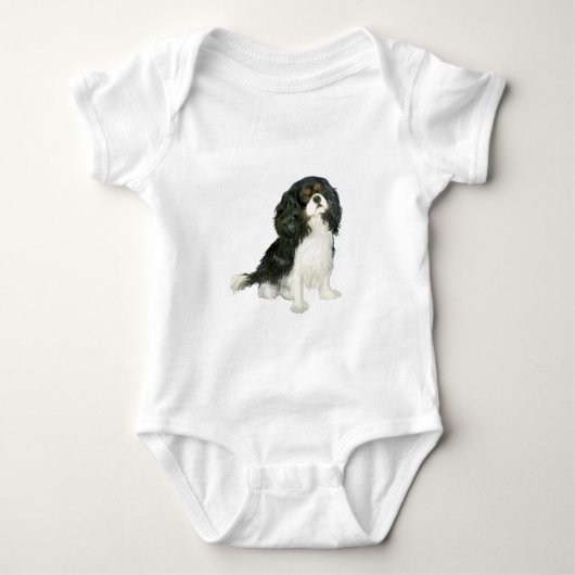 Cavalier King Charles - Tri Colored Romper (Voorkant)
