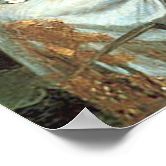 Cavalier King Charles (tri-kleur) - Ophelia Seated Poster (Hoek)