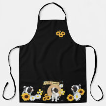 Cavalier King Charles Tri Spaniel-Over Print Apron