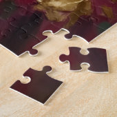 Cavalier King Charles Valentijnsdagrozen Legpuzzel (Zijkant)