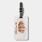 Cavalier King Charles verlies me niet Bagagelabel (Voorkant verticaal)