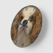 Cavalier King Charles Wall Clock Ronde Klok (Hoek)