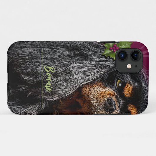 Cavalier King Charles, Zwart en Tan, Telefoonhoes Case-Mate iPhone Case (Achterkant (horizontaal))