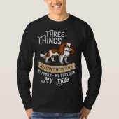 Cavalier King Charlies Spaniel Dog Puppies Owner T-shirt (Voorkant)