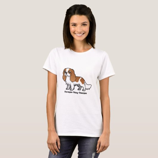 Cavalier King Charlies Spaniel T-shirt (Voorkant volledig)