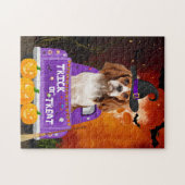 Cavalier King Dog in Halloween Truck Legpuzzel (Horizontaal)