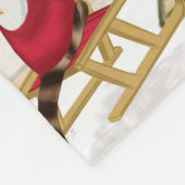 Cavalier King Dog Kerstmis Fleece Deken (Hoek)