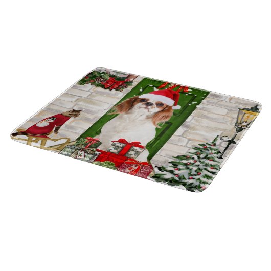 Cavalier King Dog Kerstmis Snijplank (Hoek)