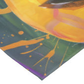 Cavalier King Hond Halloween Heks en Pompoen Tafelkleed (Gekanteld)