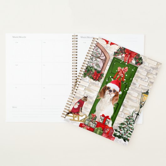 Cavalier King Hond Kerstmis Planner (Display)