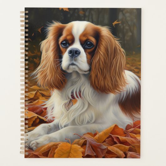 Cavalier King in de herfst laat Herfst inspireren Planner (Voorkant)