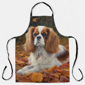 Cavalier King in de herfst laat Herfst inspireren Schort (Voorkant)
