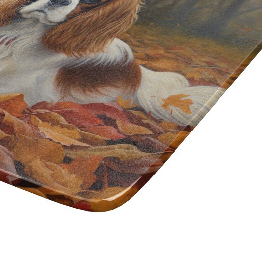 Cavalier King in de herfst laat Herfst inspireren Snijplank (Hoek)