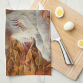 Cavalier King in de herfst laat Herfst inspireren Theedoek (Quarter Fold)