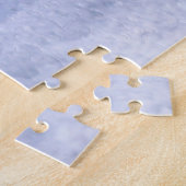 Cavalier King in Snow, zittend in kersttruck Legpuzzel (Zijkant)