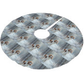 Cavalier King liet het sneeuwkerstborstel Kerstboom Rok (Gekanteld)