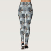 Cavalier King liet het sneeuwkerstborstel Leggings (Achterkant)