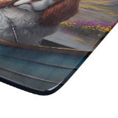 Cavalier King op een peddel: Een Schilderachtig av Snijplank (Hoek)