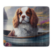 Cavalier King op een peddel: Een Schilderachtig av Snijplank (Voorkant)