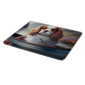 Cavalier King op een peddel: Een Schilderachtig av Snijplank (Hoek)