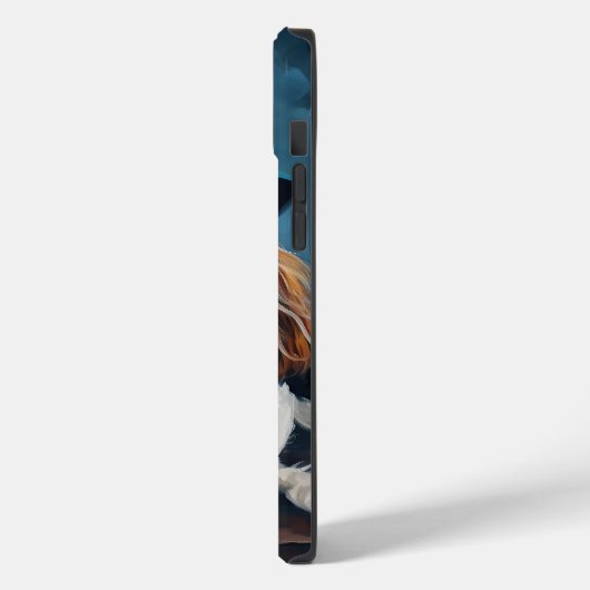 Cavalier King pompoenen Halloween eng Case-Mate iPhone Case (Achterkant / Links)