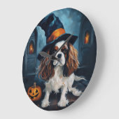 Cavalier King pompoenen Halloween eng Grote Klok (Hoek)