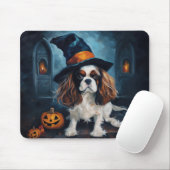 Cavalier King Pompoenen Halloween Griezelen Muismat (Met muis)