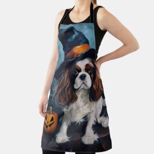 Cavalier King Pompoenen Halloween Griezelen Schort