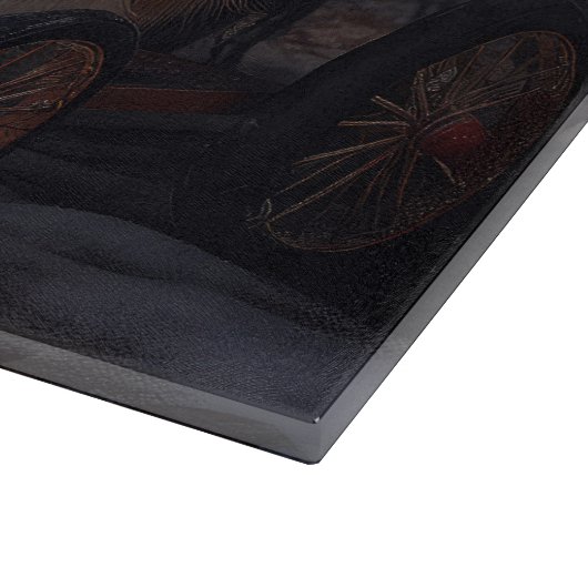 Cavalier King Sneeuwslee Kerstdecoratie Snijplank (Hoek)