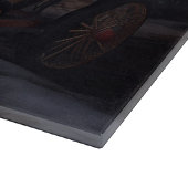 Cavalier King Sneeuwslee Kerstdecoratie Snijplank (Hoek)