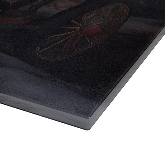 Cavalier King Sneeuwslee Kerstdecoratie Snijplank (Hoek)