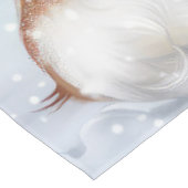 Cavalier King Winter Wonderland Kerstvreugde Tafelkleed (Gekanteld)