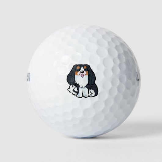 Cavalier Kings Charles Spaniel Golfballen (Voorkant)